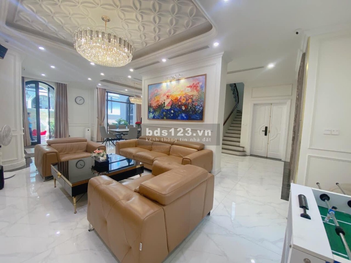 61 tỉ - Bán căn Siêu Biệt thự Đơn Lập Ngọc TRai hoàn thiện full đồ Vinhomes Ocean Park Gia Lâm