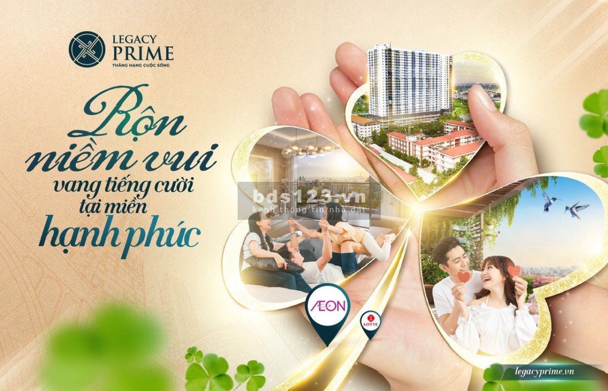 Cập nhật giá bán căn hộ Legacy Prime T11/2023 mới nhất, khuyến mãi siêu khủng giỏ hàng đặc biệt