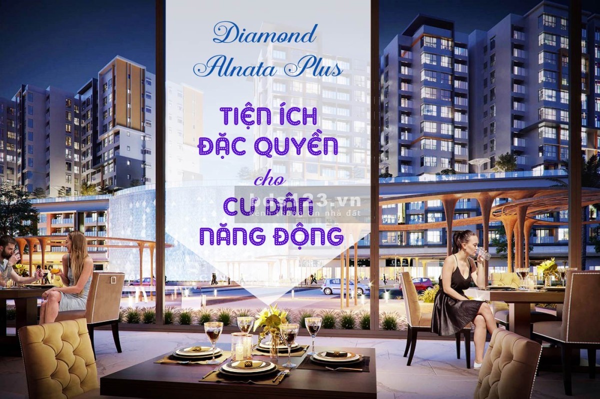 Cần bán căn 3PN Alnata Plus,DT 118m2, ban công rộng 5.8m,View Đông Nam,bán bằng giá gốc chỉ 6.8 tỷ.