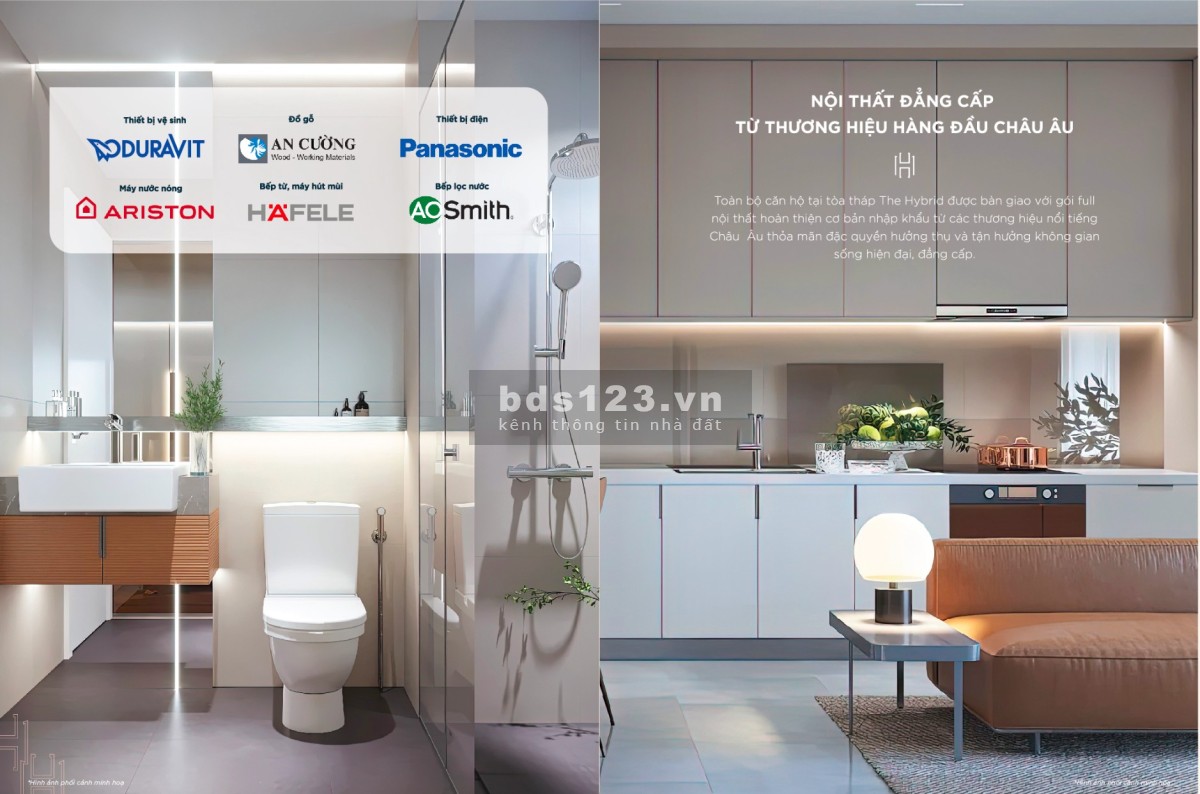 Mua căn hộ Hybrid 65m2 chỉ 2,7 tỷ thanh toán chỉ 900tr nhận nhà, bàn giao full nội thất 4 phong cách