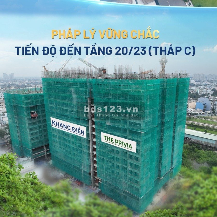Bán căn hộ the Privia thanh toán 550 triệu, đúng 1 năm nhận nhà, chiết khấu 12%, mở bán đợt 1