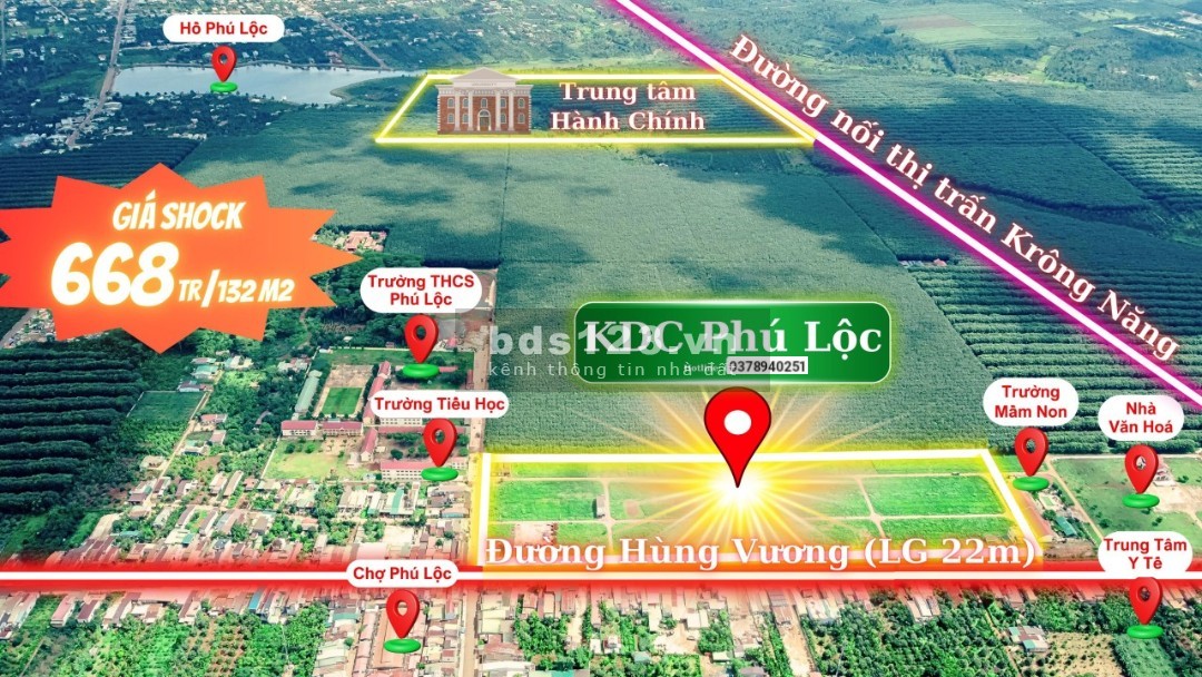 Cần bán đất tại Krong NĂng - Đak Lak 132m2