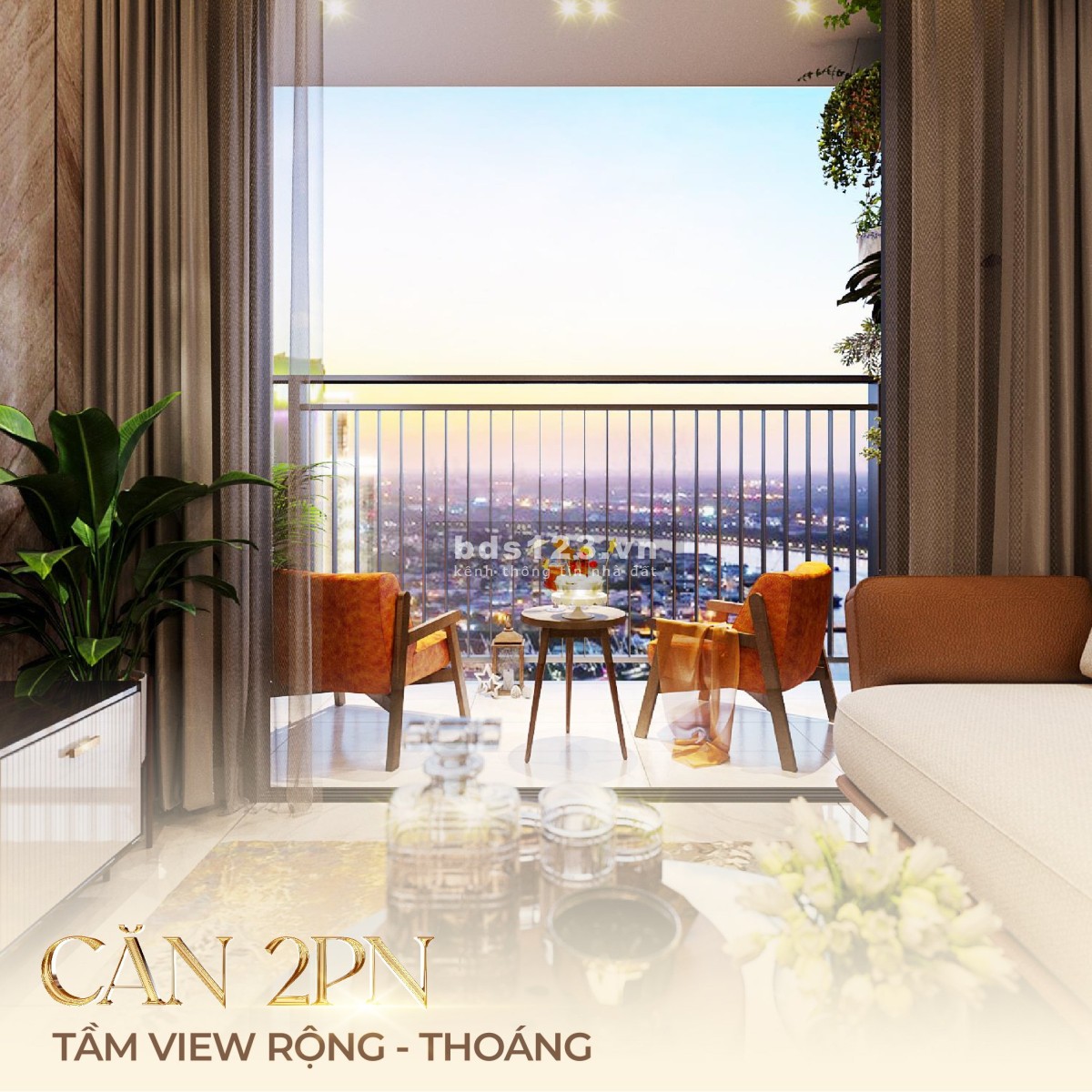 Cara River Park - Căn hộ cao cấp 2PN view công viên an cư thịnh vượng.