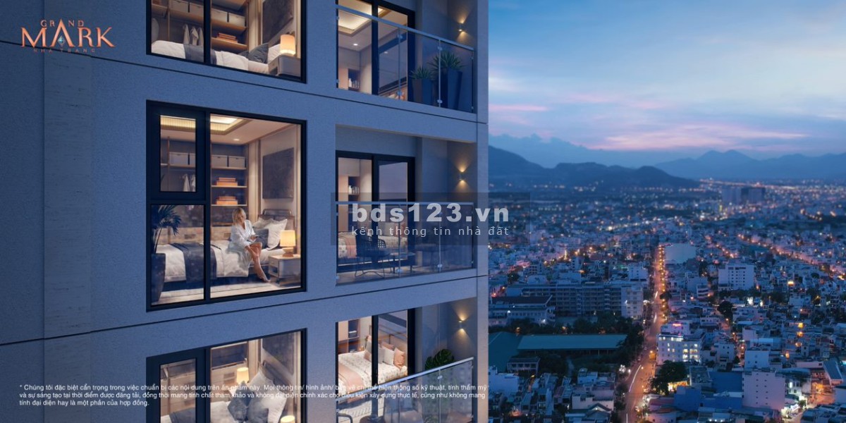 Bán căn hộ Grand Mark Nha Trang, sở hữu lâu dài, Viettinbank cho vay 70% , giá chỉ 34 triệu/m²