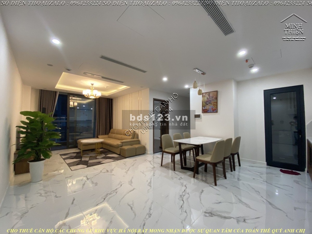 (Chung Cư Sunshine City Kđt Ciputra) Cho Thuê Căn 3 Ngủ Full Nội Thất Diện Tích 112 mét vuông