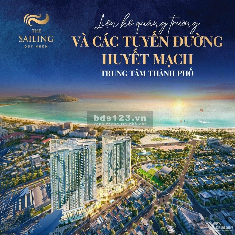 Căn Hộ The Sailing Quy Nhơn Chỉ hơn 580tr đồng sở hữu ngay căn hộ view biển Tại Quy Nhơn