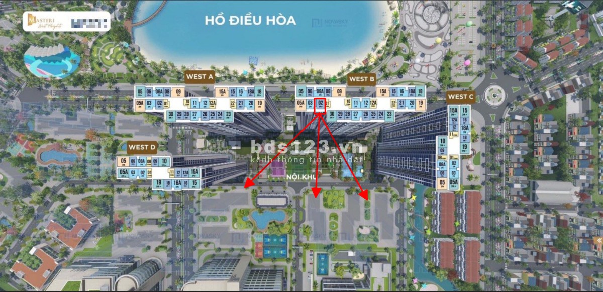 Bán căn 2N cao cấp, view Công viên Masteri, giá chỉ 2.9 Tỷ