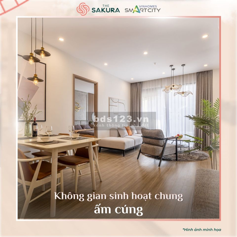 Bán Căn 3PN Sakura – Vinhomes Smart City Giá Trực Tiếp CĐT