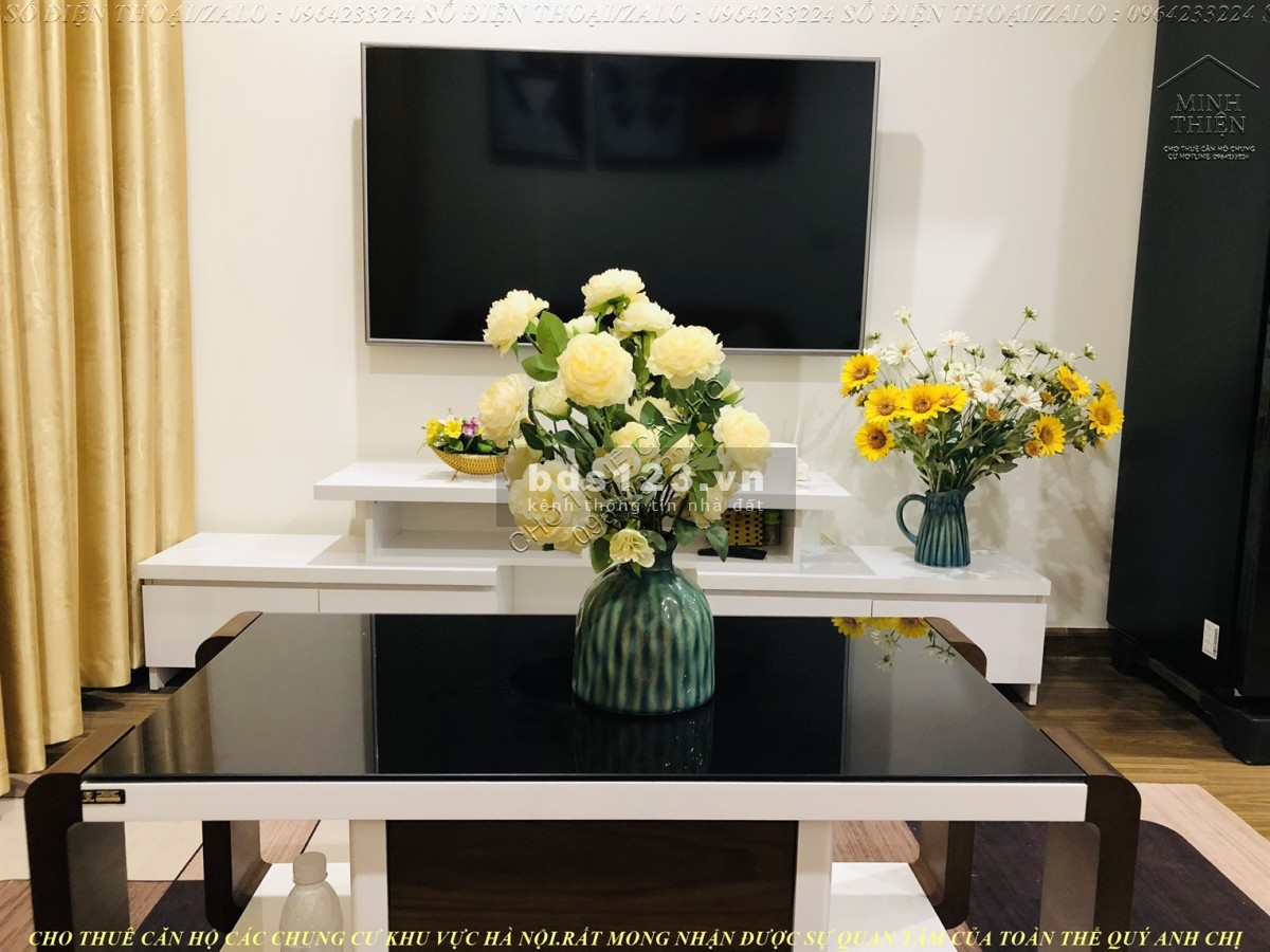 (Chung Cư Vinhomes West Point Số 1 Đỗ Đức Dục) Cho Thuê Căn 2 Ngủ Full Nội Thất Diện Tích 70m
