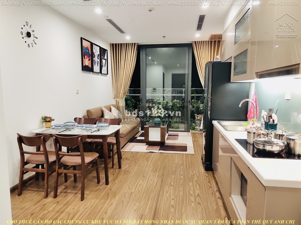(Chung Cư Vinhomes West Point Số 1 Đỗ Đức Dục) Cho Thuê Căn 2 Ngủ Full Nội Thất Diện Tích 70m