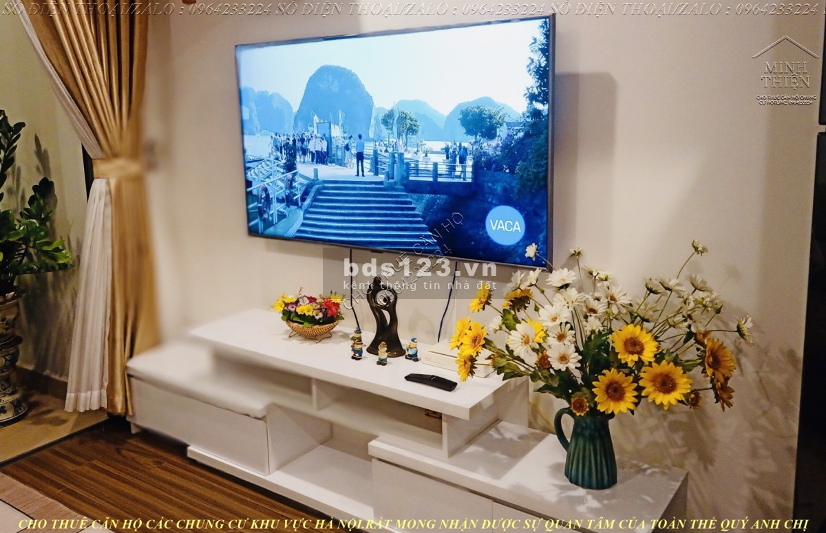 (Chung Cư Vinhomes West Point Số 1 Đỗ Đức Dục) Cho Thuê Căn 2 Ngủ Full Nội Thất Diện Tích 70m