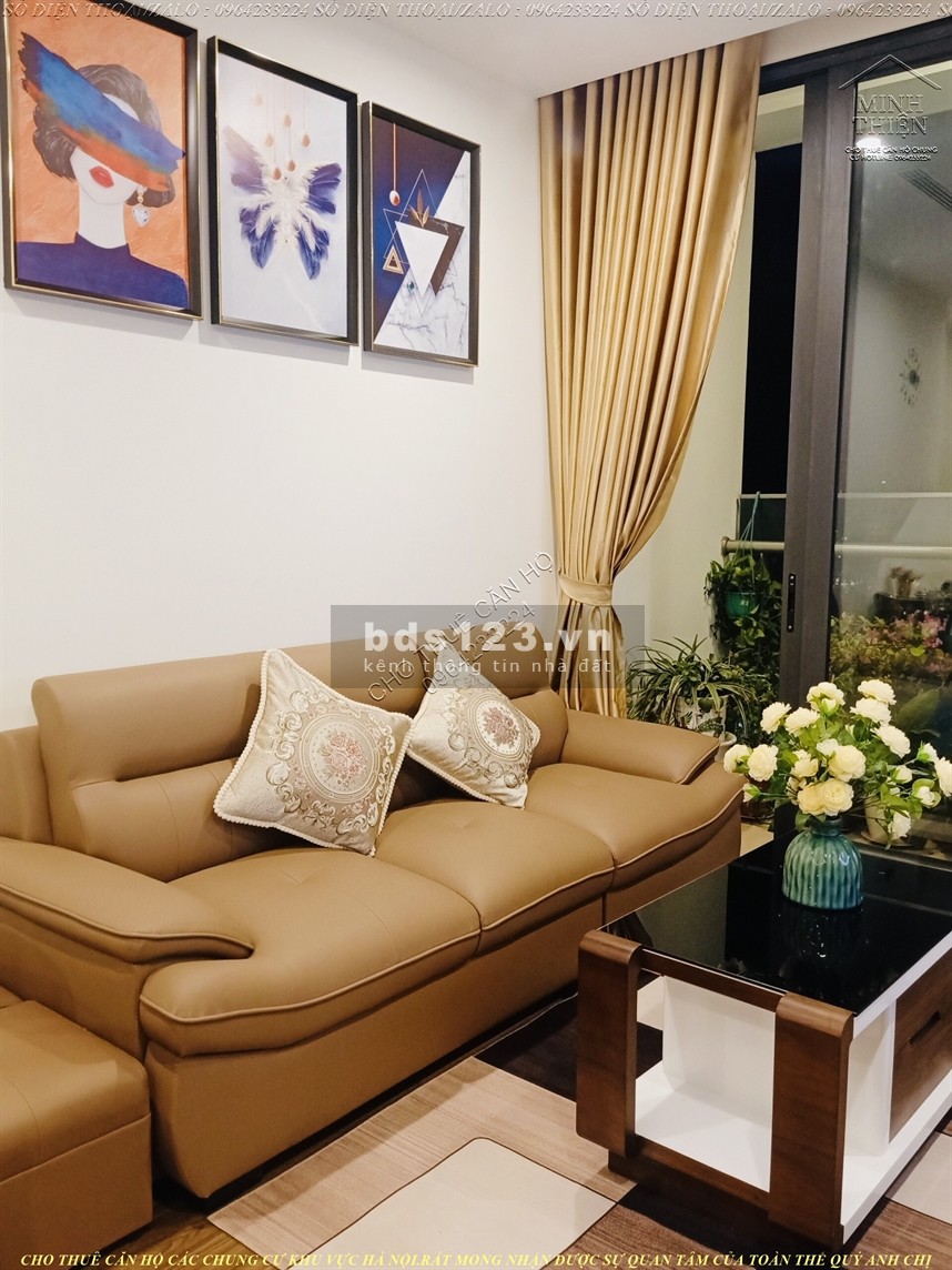 (Chung Cư Vinhomes West Point Số 1 Đỗ Đức Dục) Cho Thuê Căn 2 Ngủ Full Nội Thất Diện Tích 70m