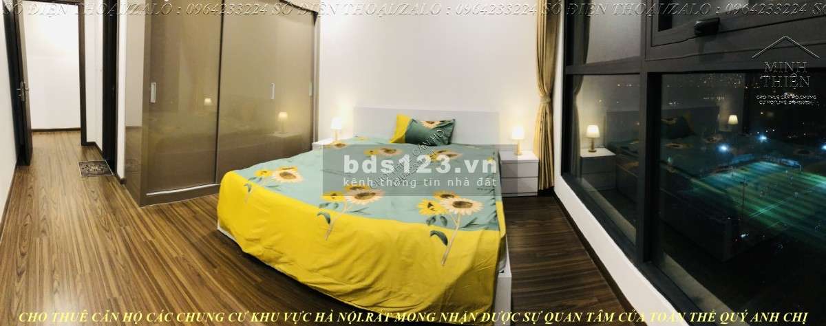 (Chung Cư Vinhomes West Point Số 1 Đỗ Đức Dục) Cho Thuê Căn 2 Ngủ Full Nội Thất Diện Tích 70m