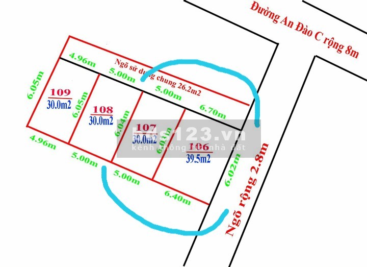 Bán gấp đất kẹp giữa lòng Vinhomes Ocean Park
