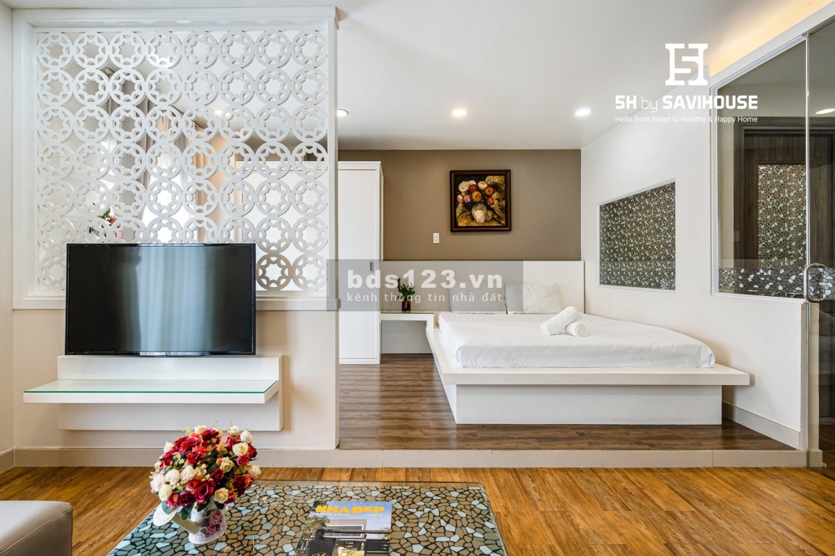Căn hộ cho thuê Hai Bà Trưng Đa Kao Quận 1, đầy đủ tiện nghi, Ban công Thoáng, gần Vòng Xoay Dân Chủ
