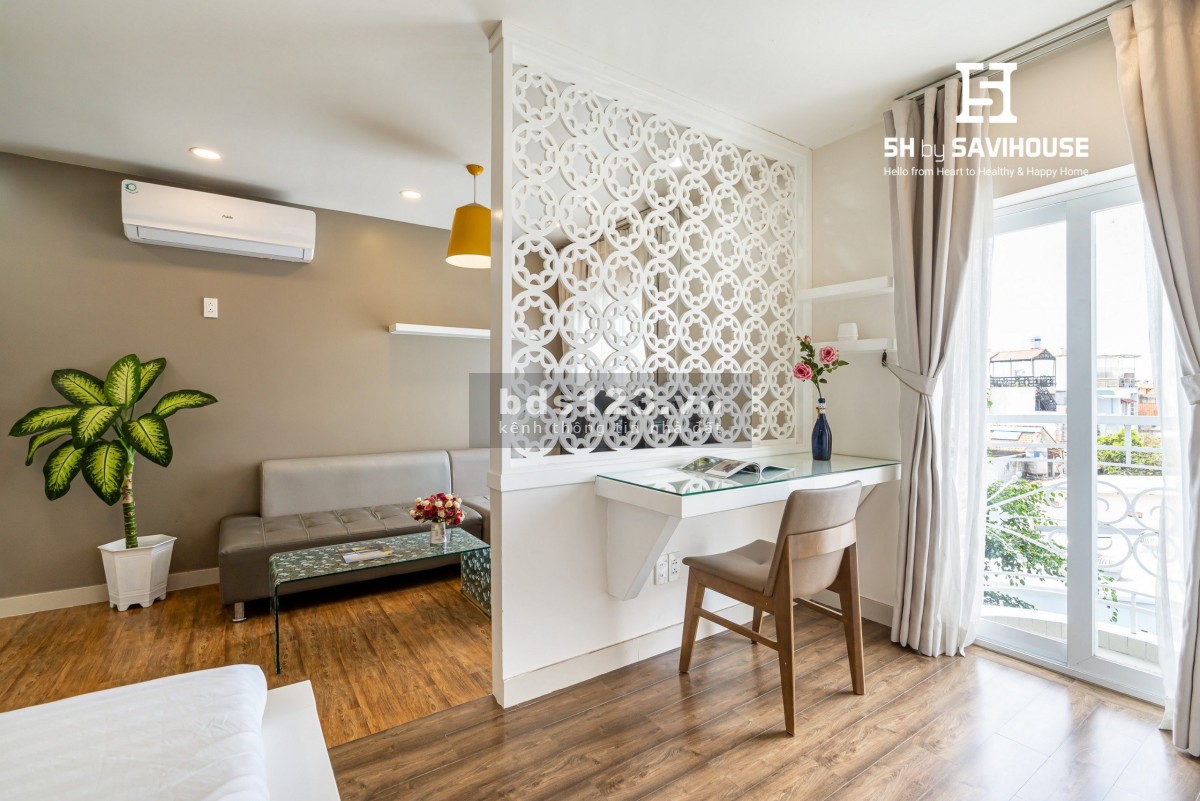 Căn hộ cho thuê Hai Bà Trưng Đa Kao Quận 1, đầy đủ tiện nghi, Ban công Thoáng, gần Vòng Xoay Dân Chủ