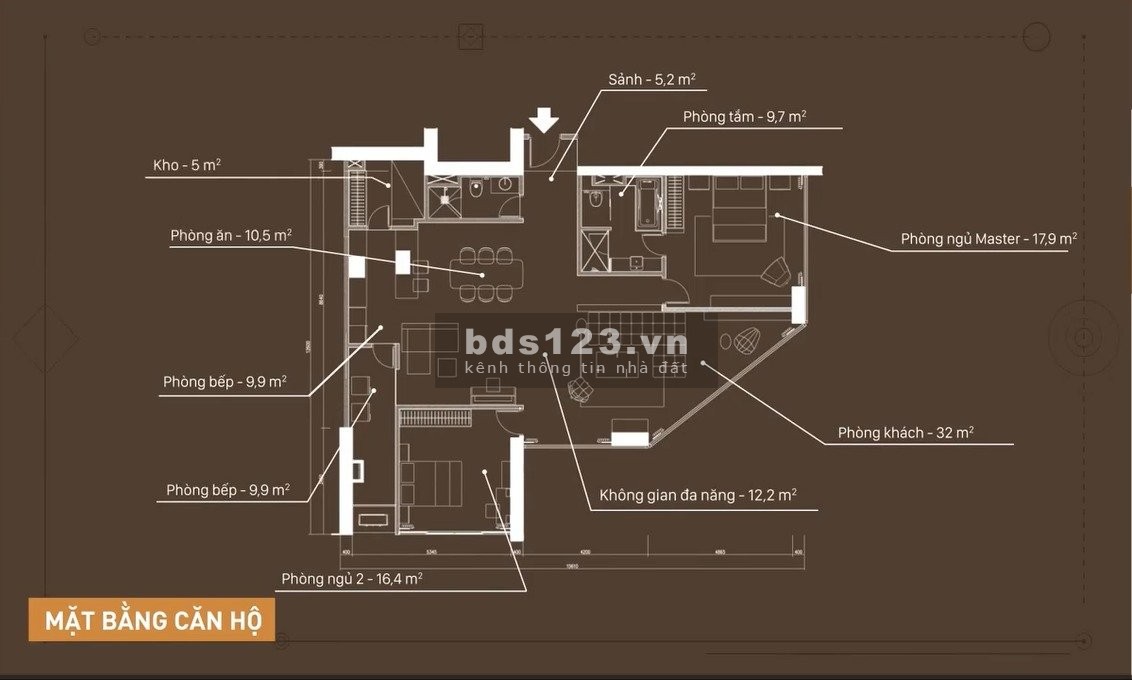 Mở bán 10 suất ngoại giao CH Penthouse mặt tiền Trần Duy Hưng, ck đến 800 triệu, chỉ từ 9.497 tỷ/căn
