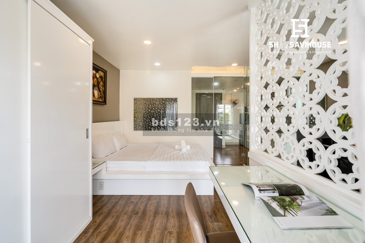 Căn hộ cho thuê Hai Bà Trưng Đa Kao Quận 1, đầy đủ tiện nghi, Ban công Thoáng, gần Vòng Xoay Dân Chủ