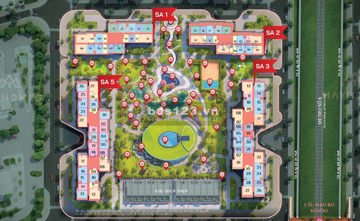 Nhận đặt cọc thiện chí tòa SA1 phân khu Sakura gía tốt nhất Vinhomes Smart CIty từ 1,3 tỷ