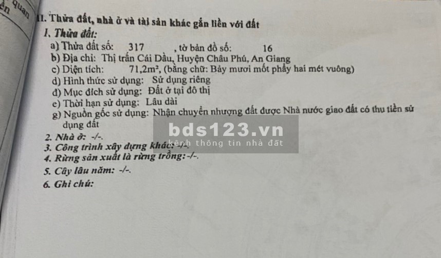 BÁN GẤP – 2 nền thổ cư LIỀN KỀ tại Khu đô thị Sao Mai, Châu Phú, An Giang