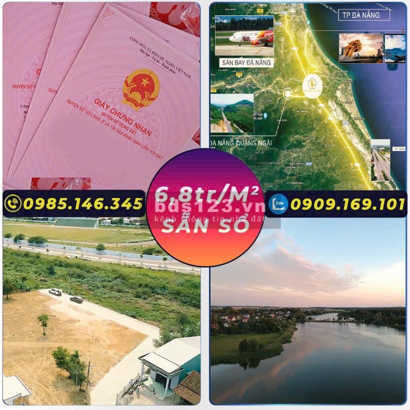 Bán 5 lô đất nền Quảng Nam gần trường tiểu học số 3 Nam Phước. Phù hợp đầu tư và xây nhà ở, mua bán