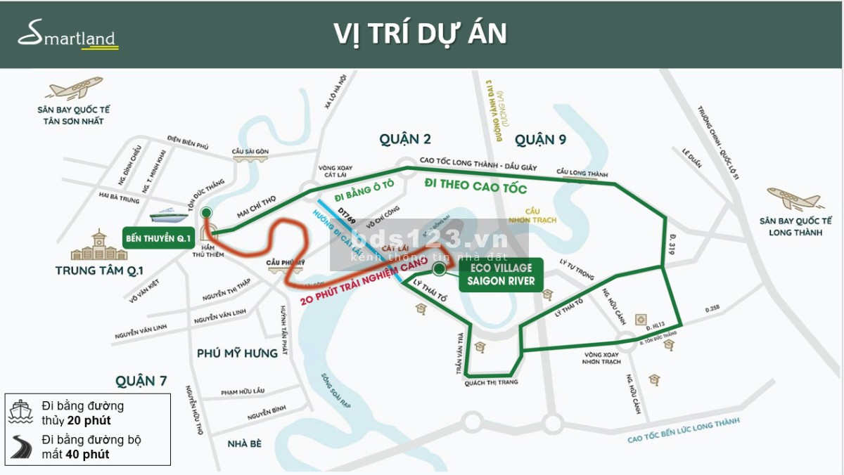 Nhà phố view công viên và sông Ecovillage Saigon River giá chỉ 6,9 tỷ (gồm VAT, PBT)