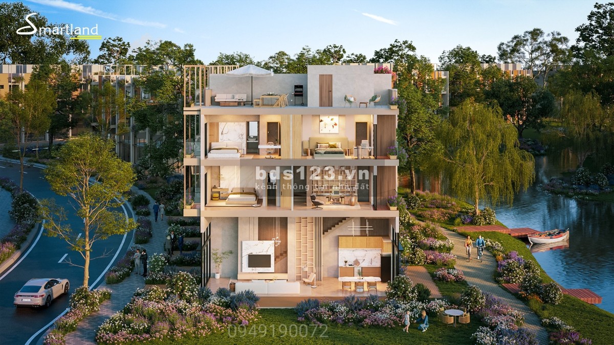 Nhà phố view công viên và sông Ecovillage Saigon River giá chỉ 6,9 tỷ (gồm VAT, PBT)