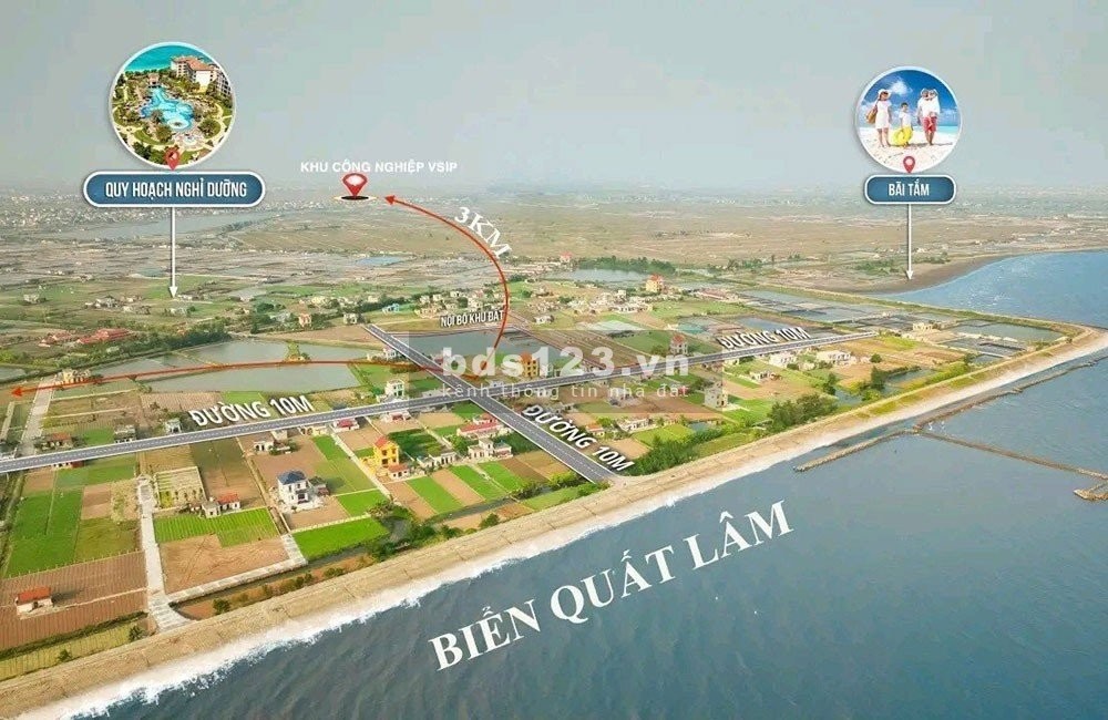 Chính chủ bán gấp lô đất nền mặt biển giá rẻ - sổ đỏ full thổ cư, công chứng sang tên miễn phí