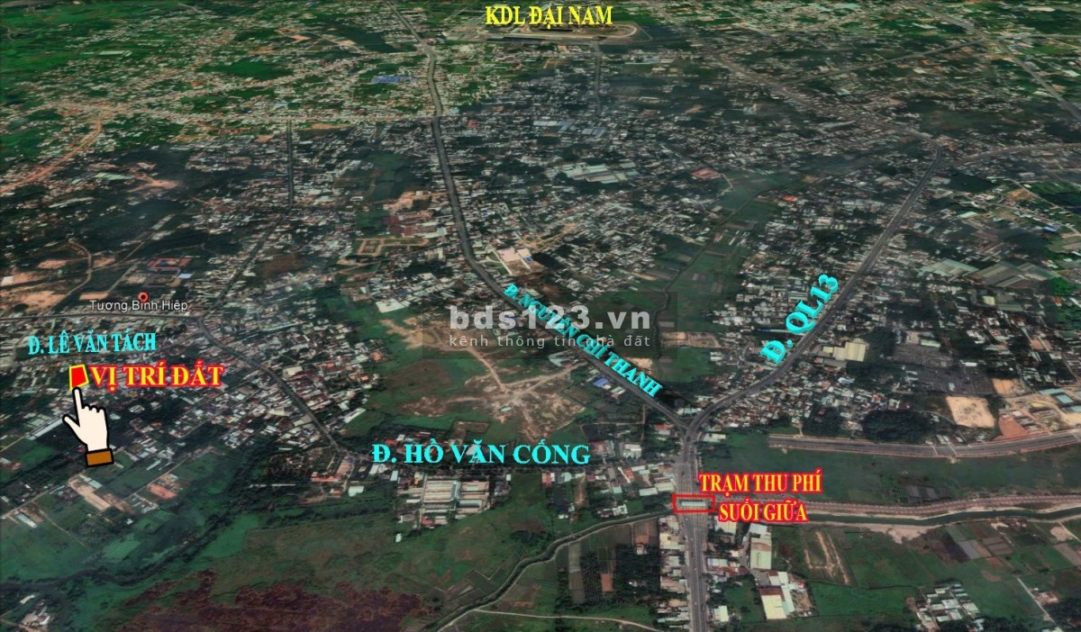 Đất sổ hồng riêng 86M2 Tương Bình Hiệp, TP.Thủ Dầu Một