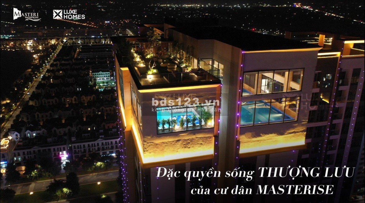 MASTERI căn hộ 2PN2WC View Hồ công viên, miễn phí dv 3 năm. Giảm CÒN 3,6 TỶ, Full nội thất cao cấp.