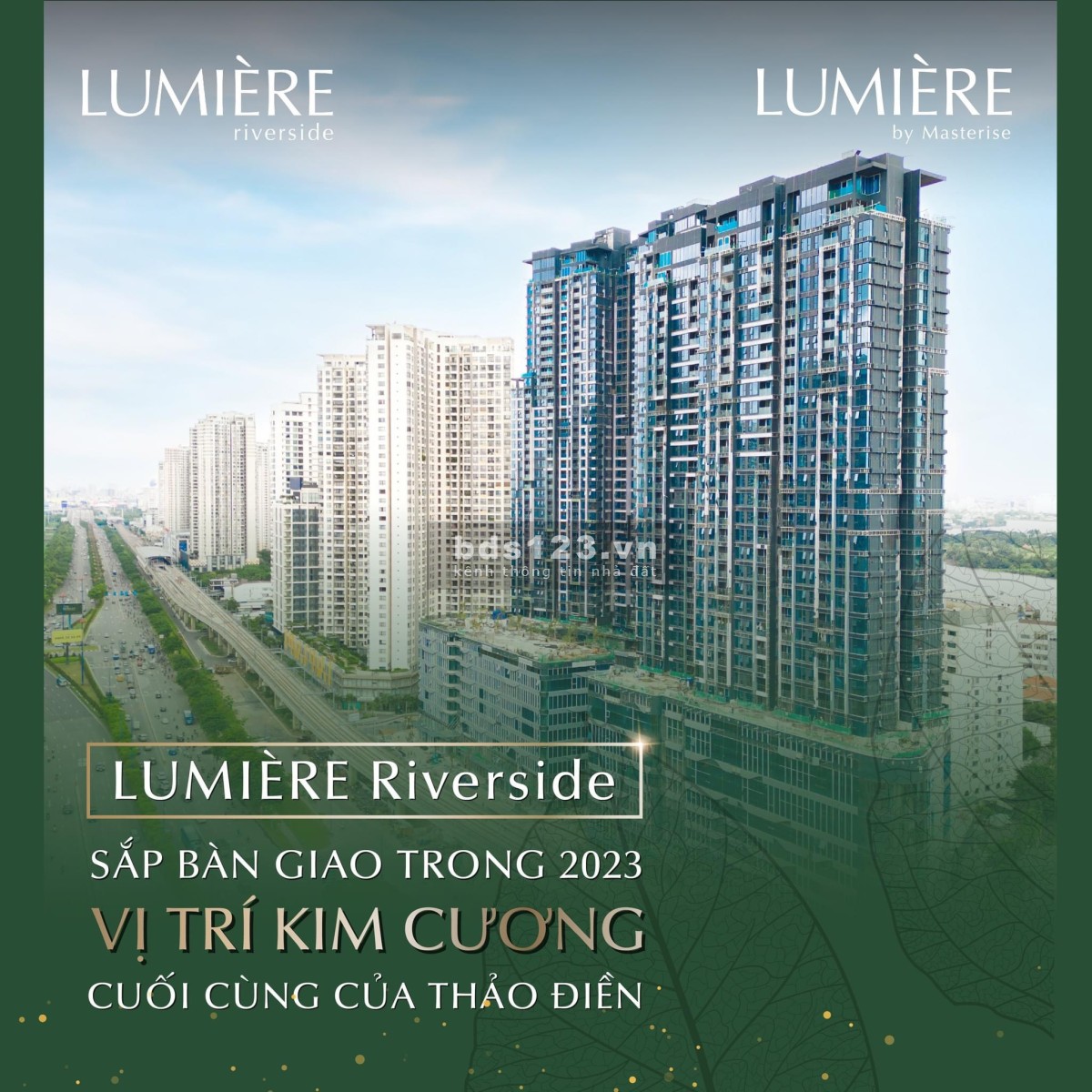 Mở bán chung cư Masteri Lumiere cao cấp hạng Diamond trung tâm KĐT Smart City giá 80-100 triệu/m2