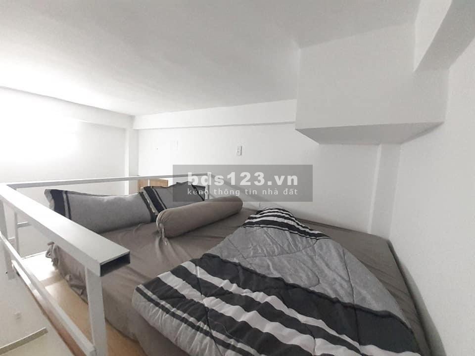 Cho thuê Căn Hộ Studio có Gác Lửng – Đủ nội thất thông hẻm 69 Đường D2, Phường 25, Q. Bình Thạnh.