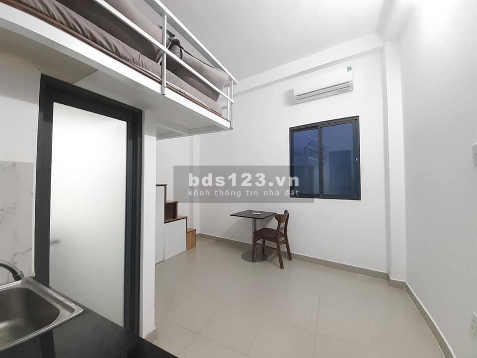 Cho thuê Căn Hộ Studio có Gác Lửng – Đủ nội thất thông hẻm 69 Đường D2, Phường 25, Q. Bình Thạnh.