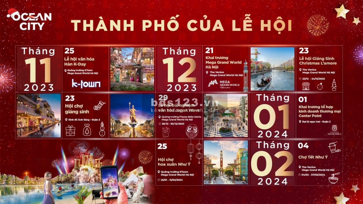 Cho thuê Shophouse Mega Grand World HN - Miễn phí 2 năm tiền thuê - Tặng Voucher 30 triệu