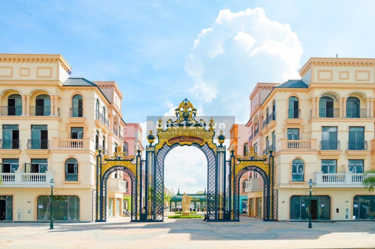 Cho thuê Shophouse Mega Grand World HN - Miễn phí 2 năm tiền thuê - Tặng Voucher 30 triệu