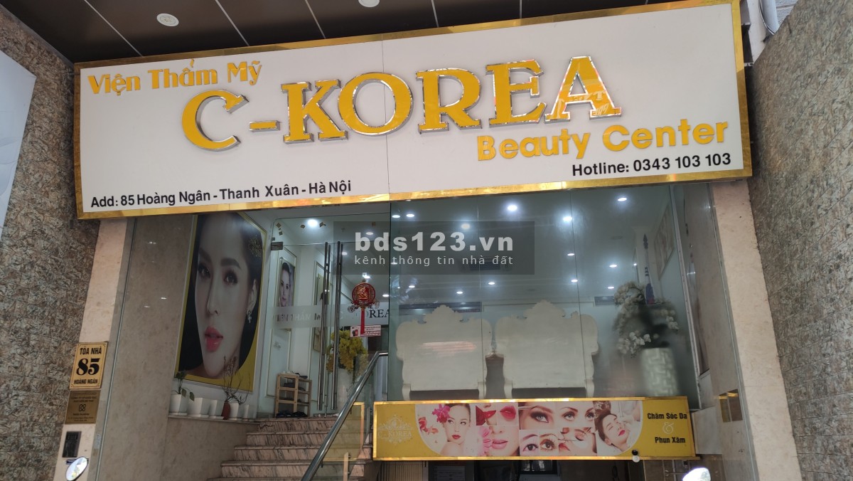 Cho thuê mặt bằng kinh doanh tại 85 Hoàng Ngân