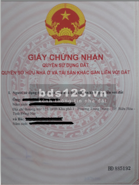 Chính chủ bán nhà cấp 4 tại trung tâm Biên Hòa - có SHR - DT: 70M2- 2,3 ty