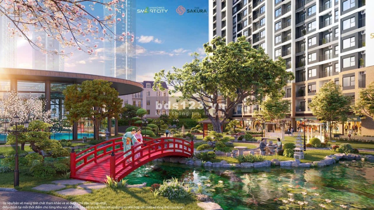 Mở bán SA1 phân khu SAKURA Toà căn hộ chuẩn Resort 5* Nhật Bản cuối cùng tại Vinhomes smart city.