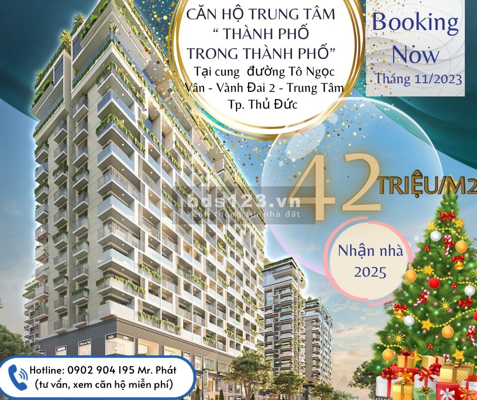 Mở bán căn hộ Fiato Premier ngay tại TP Thủ Đức