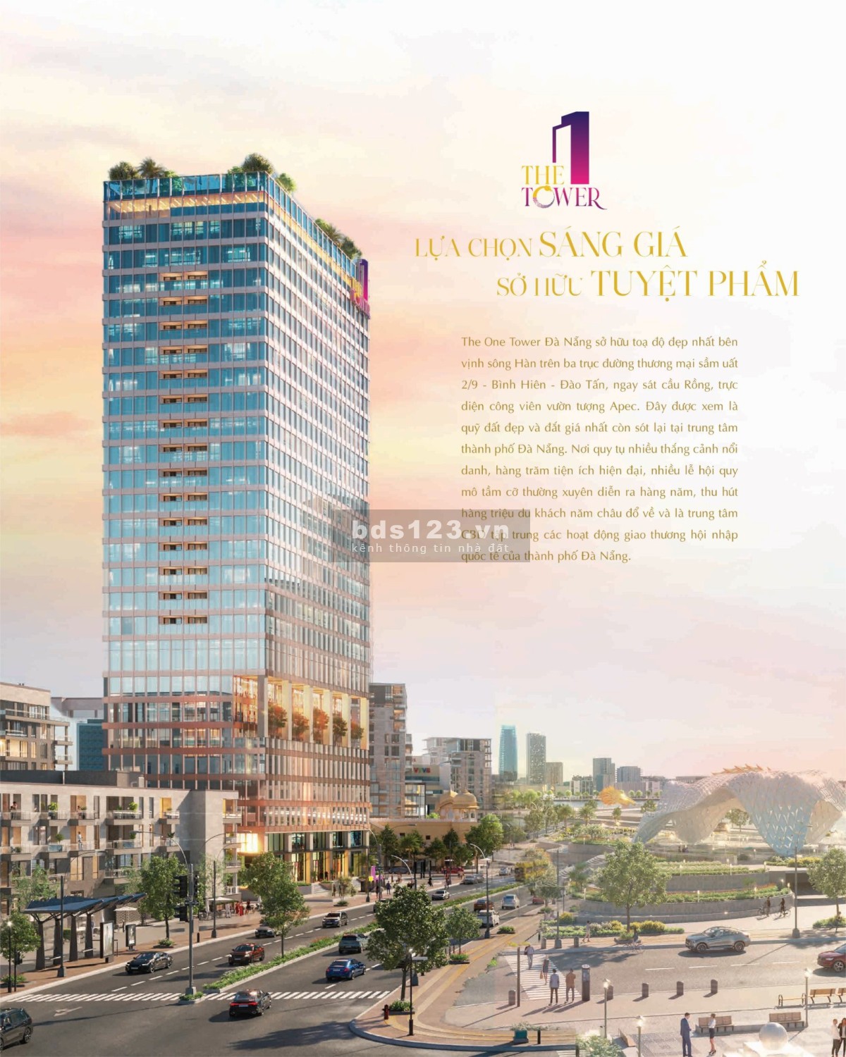 Nhận booking căn hộ dự án siêu hot The One Tower Đà Nẵng