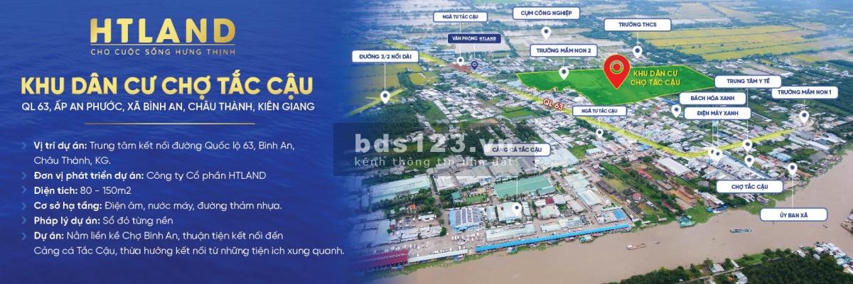 Chỉ 700 triệu sở hữu ngay lô đất Khu dân cư Chợ Tắc Cậu, Sổ Hồng trao tay, đầy đủ tiện ích liền kề