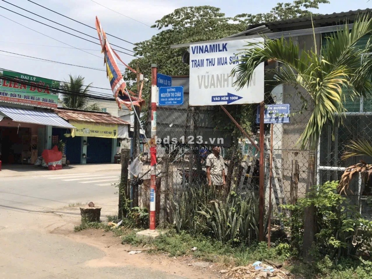 Thanh lý lô đất góc 2 MT đường Bùi Thị Điệt 261m Phạm Văn Cội ,Củ Chi giá chỉ 1 tỷ550