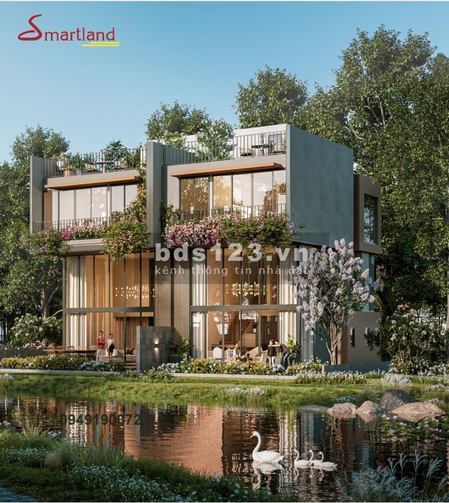 Biệt thự song lập mặt tiền sông Ecovillage Saigon River giá 14,5 tỷ (gồm VAT, PBT)