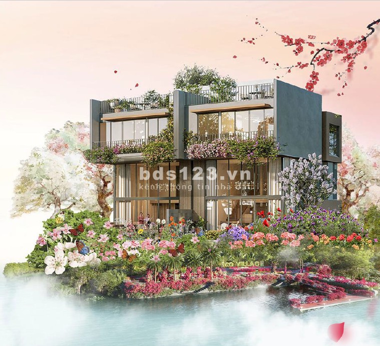Biệt thự song lập mặt tiền sông Ecovillage Saigon River giá 14,5 tỷ (gồm VAT, PBT)