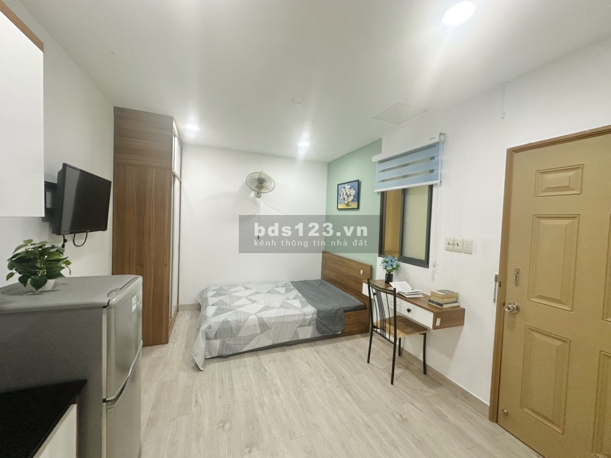 Phòng studio cho thuê full nội thất có cửa sổ gần Hoàng Văn Thụ Khu chợ Phạm Văn Hai