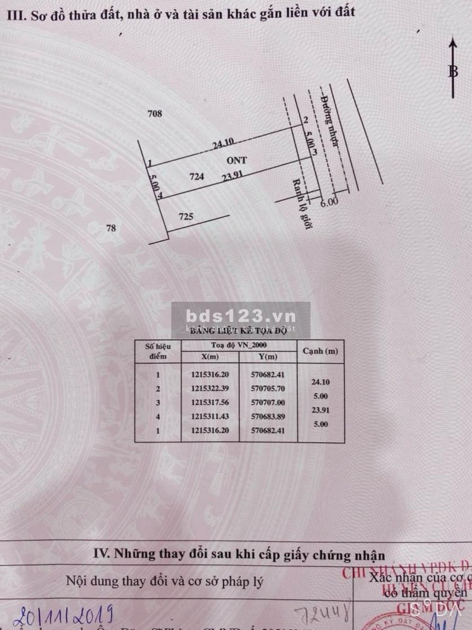 Chính chủ kẹt tiền bán lỗ 120m2 đất giá chỉ 490TR, xã Thái Mỹ, Củ Chi