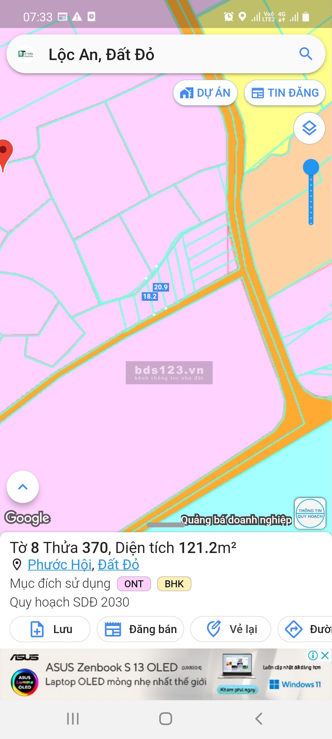 Bán đất giá RẺ ở Phước hội, bà rịa vũng tàu (Chính chủ)