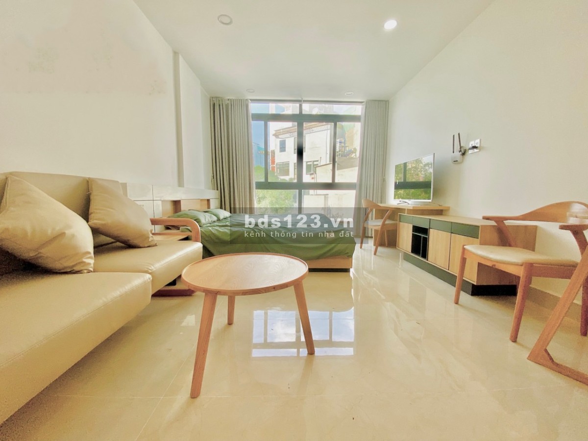 Phòng studio ban công thoáng mát, full nội thất, gần đh Văn Lang, bến thành,….quận 1