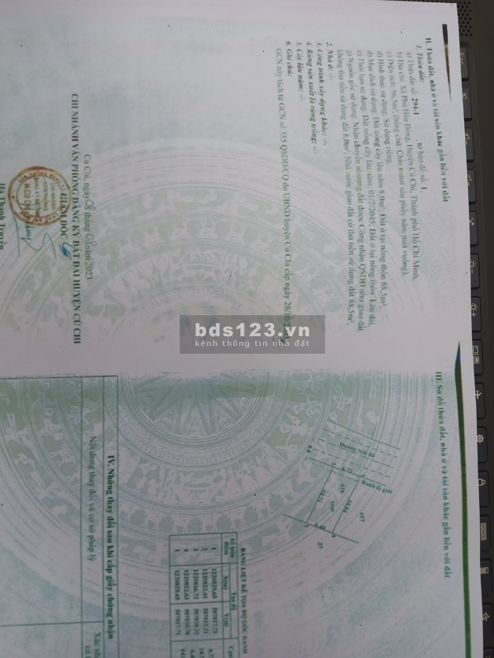 Ngộp bank bán đất nền MT SHR ở TL15, Phú Hòa Đông