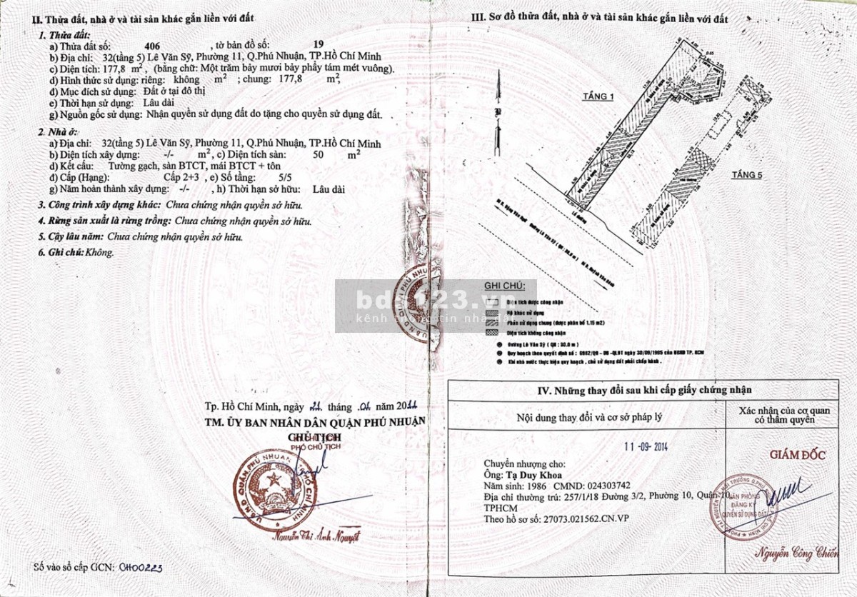 Tôi chính chủ bán nhà 50m2, lầu 4 thang bộ